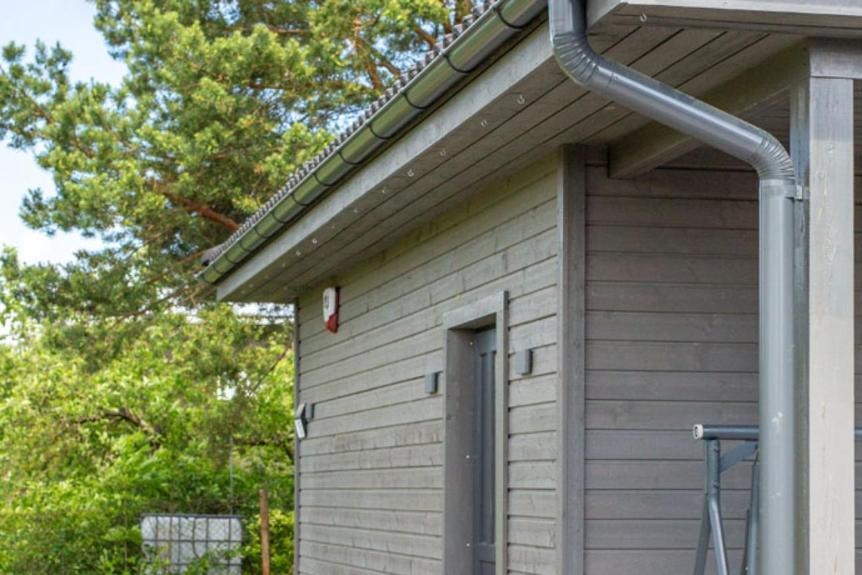 Vihmaveerennid – paigaldatud vihmaveesüsteem